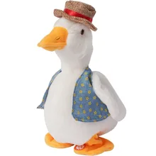Robot canard en peluche électronique interactif, animal de compagnie, contrôle vocal, canard parlant et chantant, 200 chansons, jouets musicaux pour enfants