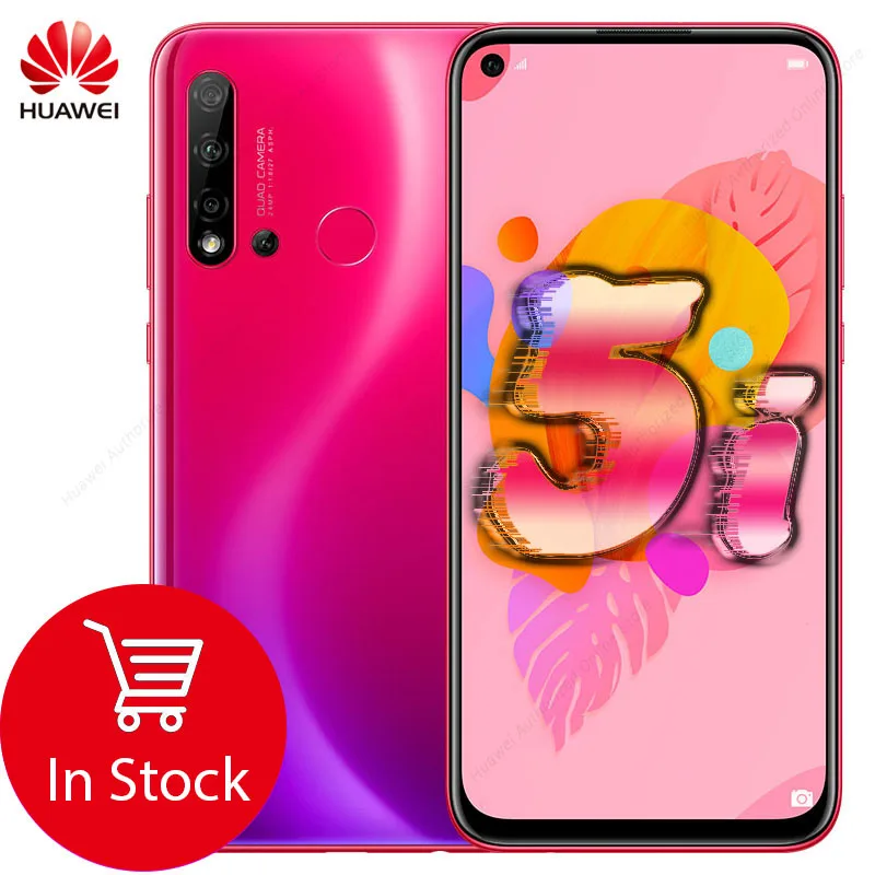Оригинальный Huawei Nova 5i 6 ГБ 128 мобильный телефон Kirin 710 Octa Core 4 ''android 9 0 отпечатков