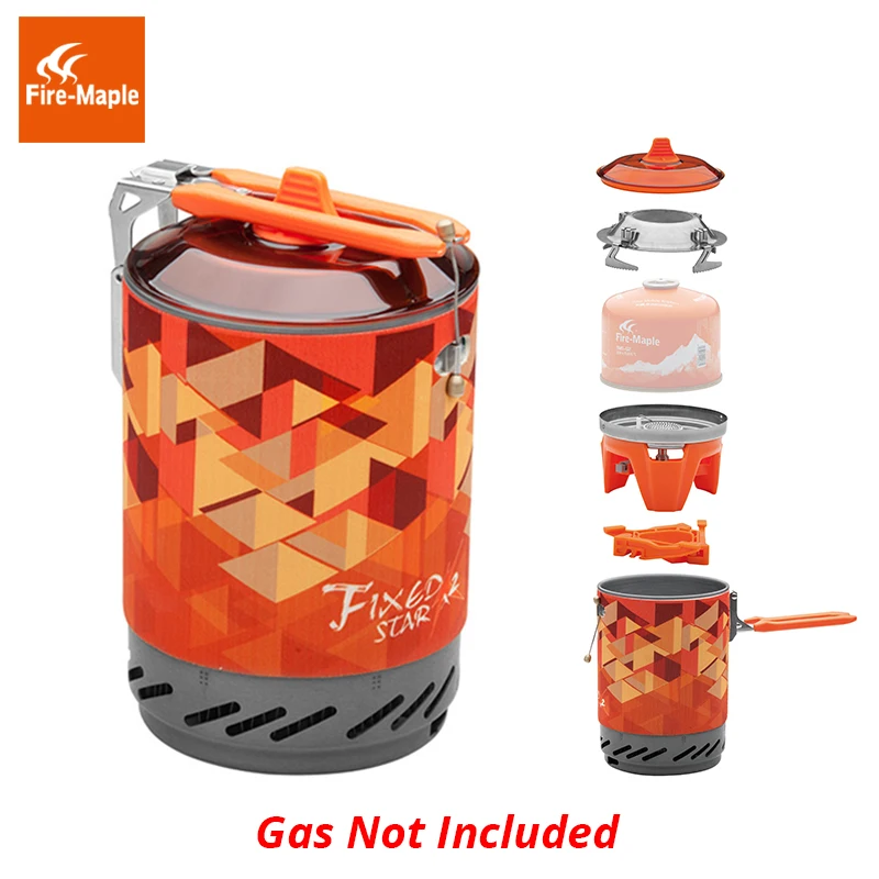  Fire Maple X2 Outdoor Gas Stove Burner Tourist Portable Cooking System With Heat Exchanger Pot FMS-