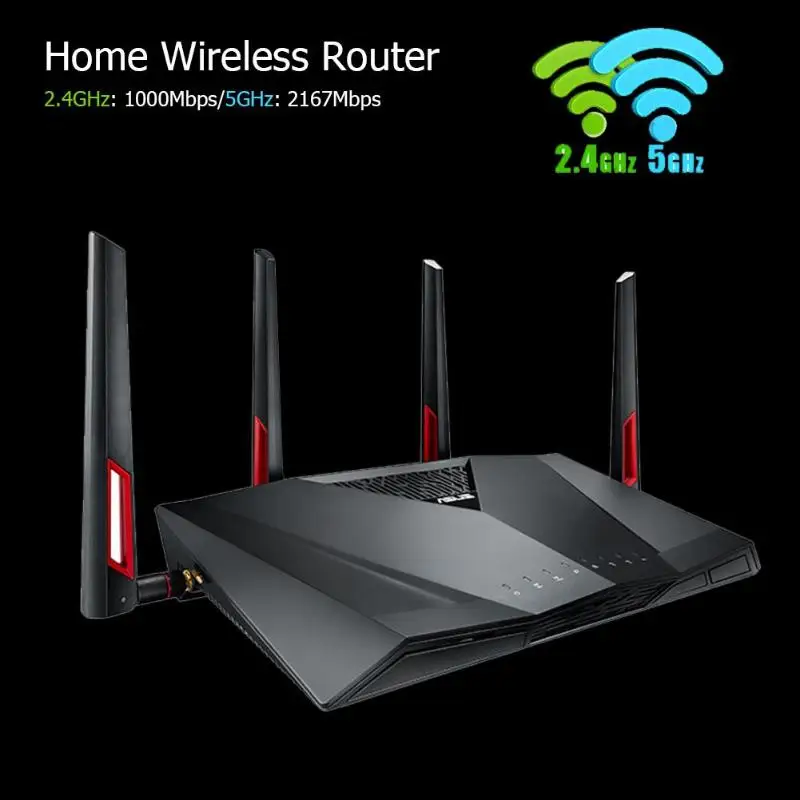 ASUS RT-AC88U 2,4 ГГц/5 ГГц двухдиапазонный Wifi маршрутизатор 3167 Мбит, Беспроводной ретранслятор