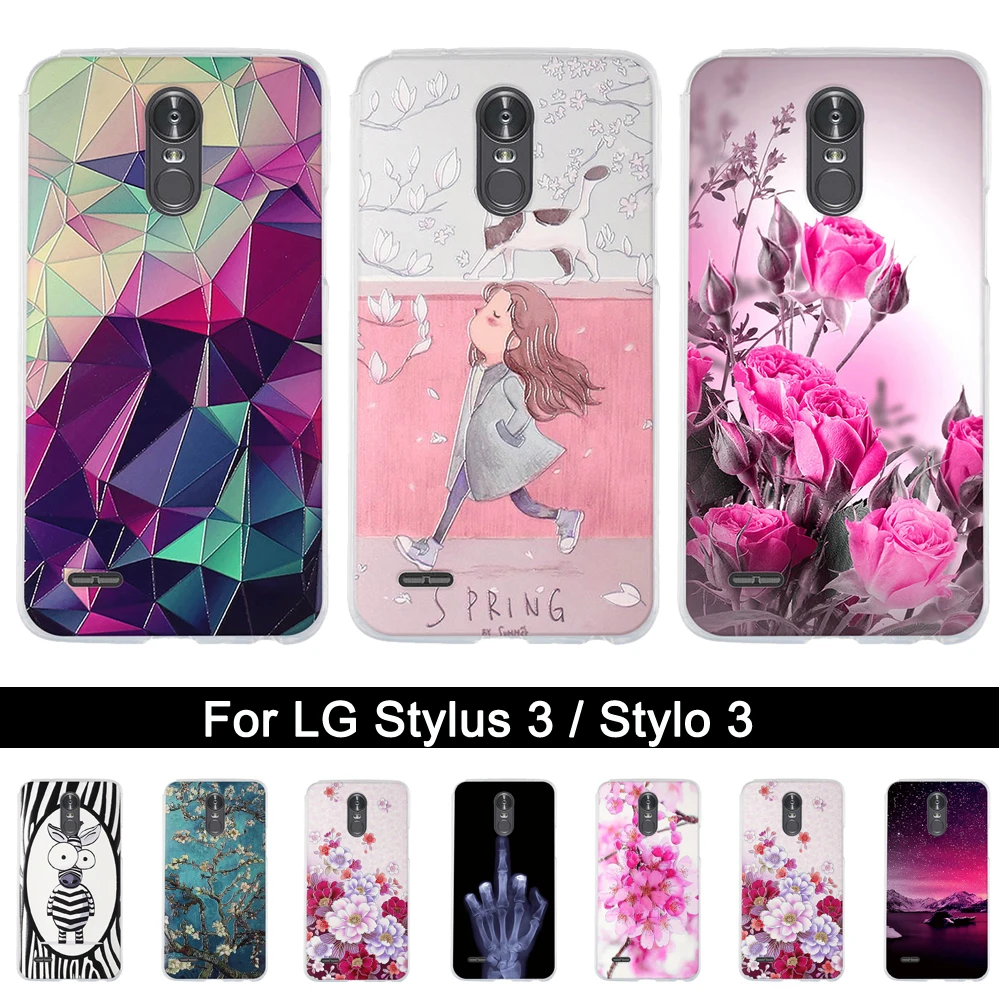 Чехол для LG Stylus 3 роскошный чехол чехлы задней панели stylus stylos Coque 3D Relif s Stylus3 |