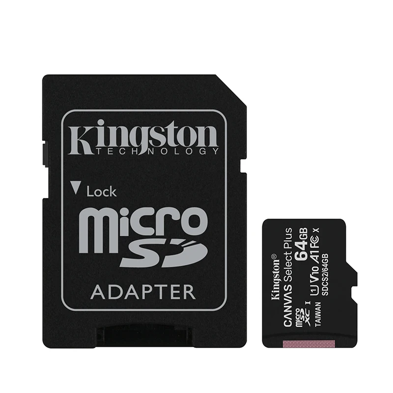Kingston Memory Memory Card XC U1 Micro SD TF Card SD 100M/S 32GB 64GB 128GB 256GB 512GB Nano MicroSD Card for Phone Camera best memory card for mobile Memory Cards