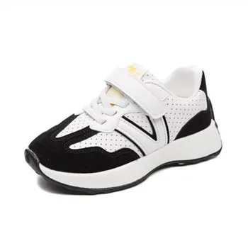 

Kids Shoes New Boys White Shoes Girls Causal Leather Sneakers Children Breathable Running Shoes Toddler Sports Shoes