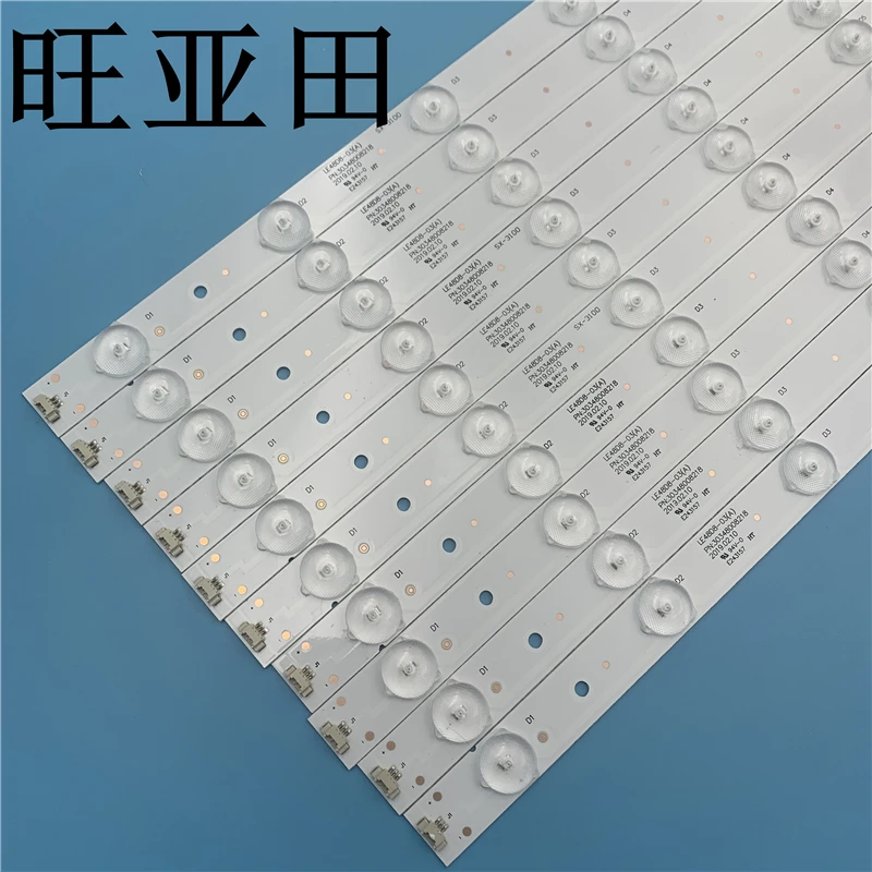US $18.55 Brand New TV Lamps LED Backlight Strips For Telefunken TFLED48S39T2S HD TV Bars LE48D803D PN30348008220 Kit LED Band Rulers
