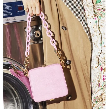 

Vintage Acrylic Box Bags For women 2020 Luxury Handbags Women Bags Designer Messenger Crossbody bag Evening purse Sac A Main