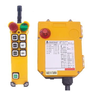 

F24-6D Industrial 315mhz 6 channel crane radio remote control for lifting