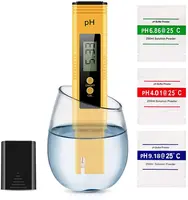 High Accuracy 0-14 PH 0.01 LCD Digital PH Meter WaterTester for Water Food Aquarium Pool Hydroponics Pocket Size PH Tester 1