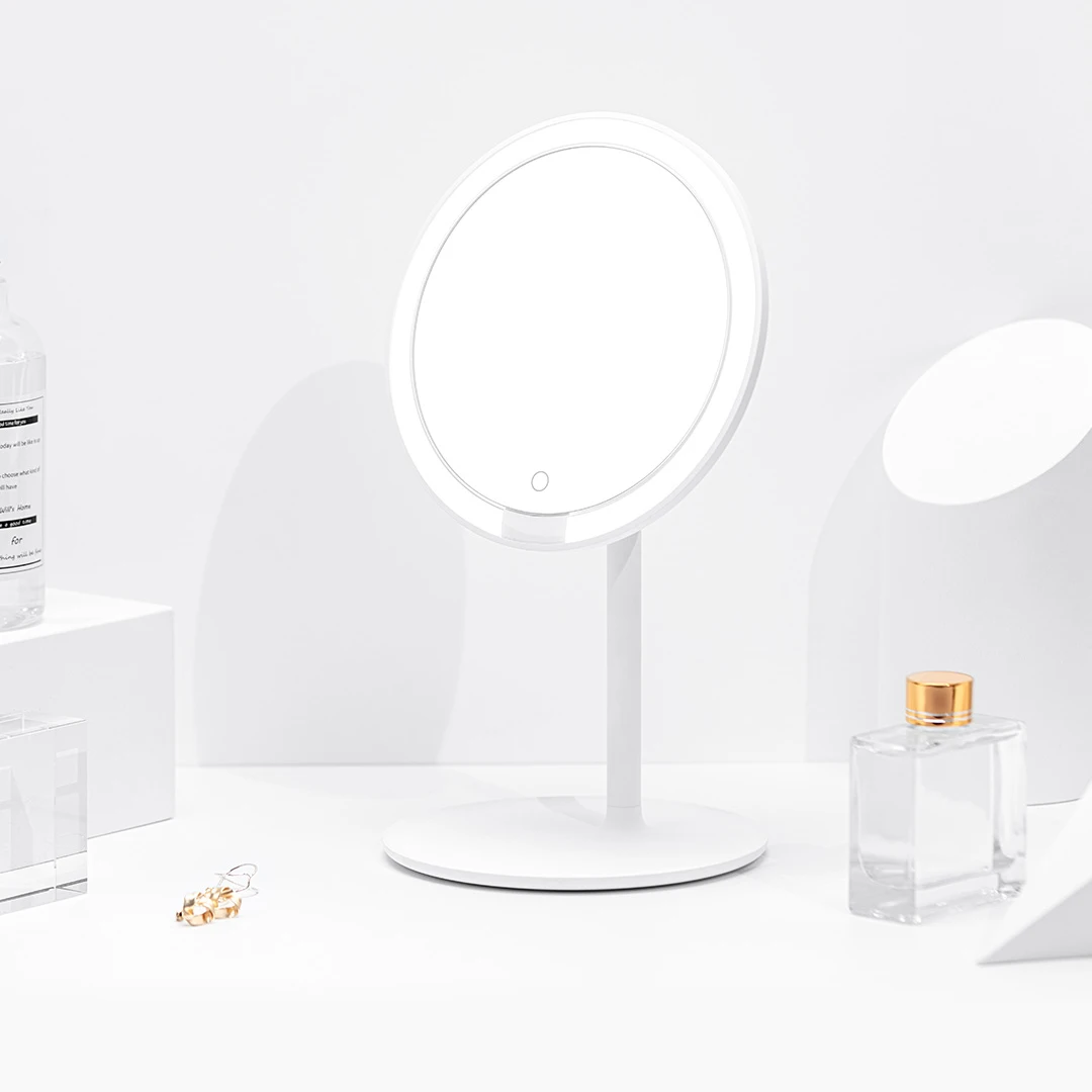 Xiaomi Mijia HD Зеркало для макияжа Солнцезащитные очки рабочего стола USB Зарядка LED Light