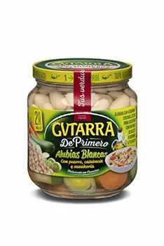 

Gvtarra Tus Primeros Alubia Blanca, Puerro, Calabacín y Zanahoria. Legumbre - Paquete de 6 x 360 gr - Total: 2160 gr