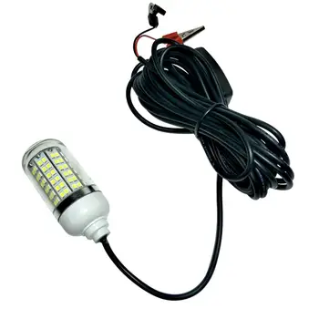 

Durable Underwater LED Night Fishing Light Waterproof Submersible Diving Crappie Offshore Angling Shad Squid Boat 5M