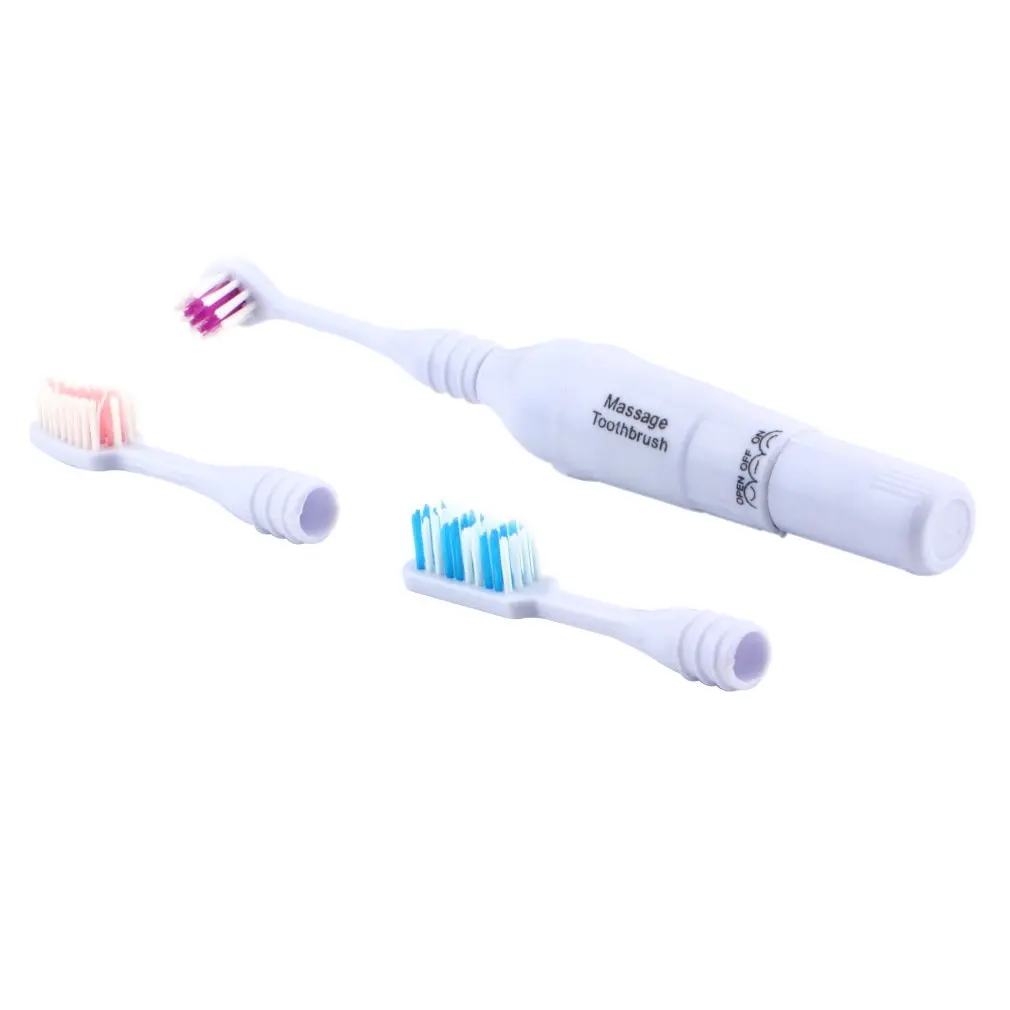 

3 Brush head Replace Electric Toothbrush family travel pack Round Massage