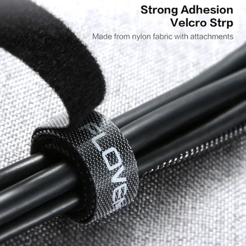 

Pack of 50 Reusable Cord Organizer Keeper Holder, Fastening Cable Ties Straps for Earbud Headphones Phones Wire Wrap Management