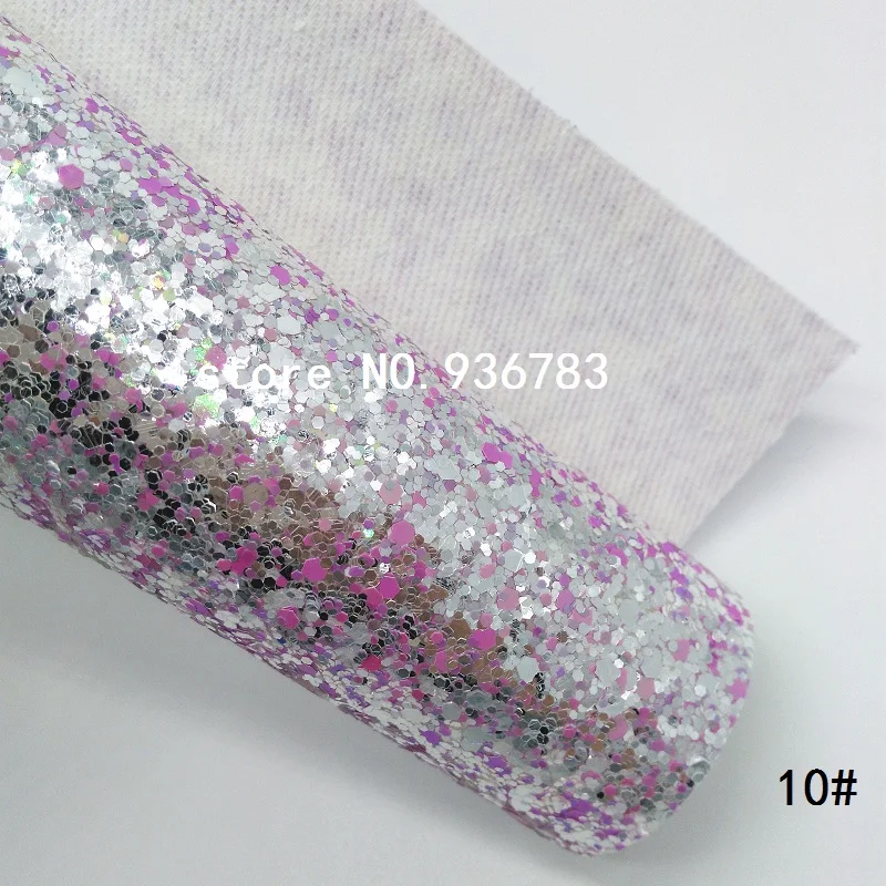 MQ011A 30X134 см блестящая ткань со звездами с эффектом блестящей кожи для изготовления обуви с бантами сумки и обои - Цвет: 10