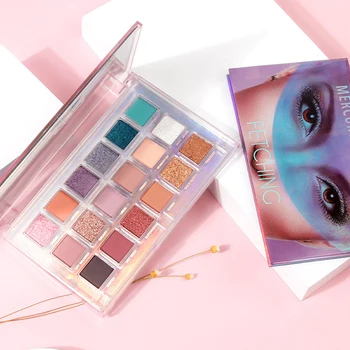 

1PC Mercury Retrograde Eyeshadow Palette Long Lasting Waterproof Easy To Color Pearlescent Eyeshadow Palette Cosmetic TSLM2