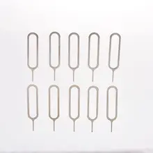 10 pçs bandeja de cartão sim remoção ejeção pino universal sim cartão bandeja pino removedor ejetar pino agulha telefone ferramenta para iphone samsung huawei