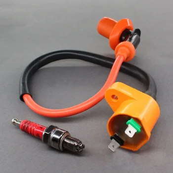 

Ignition Coil+Spark Plug Set Parts For Honda XR70 XR200 NX125 XL200 XL600 CMX250