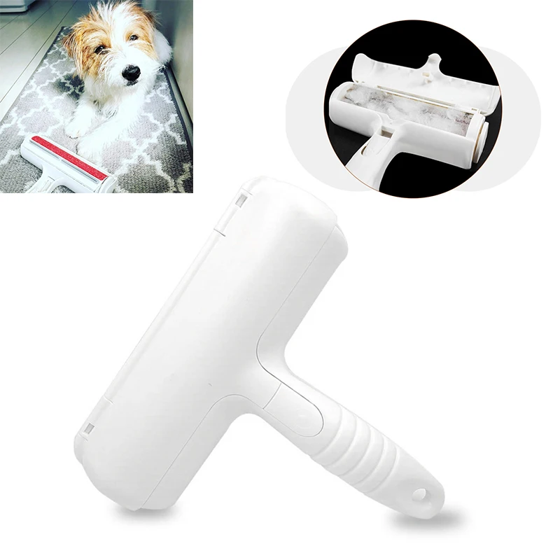 Rotating Fur Remover For Pet Hair& Clothes Lint Reusable Roller Cleaning Brush
