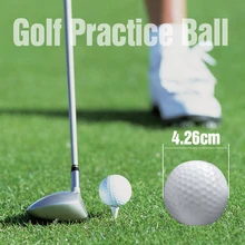 Golf Practice Ball White Double Decker Golf Training Sport Exercise Ball Golf Training Template Double Layer Resin Practice Ball Golf Practice Ball White Double Decker Golf Training Sport Exercise Ball Golf Training Template Double Layer Resin Practice Ball