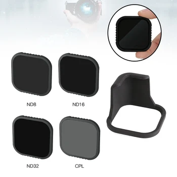 

Anti Scratch Replacement Parts Camera Lens Filter Set Optical Glass Magnetic Buckle CPL ND 4.3x4.3mm Waterproof For GoPro Hero 8