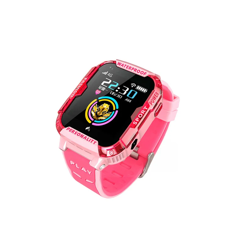 Smart Watch 4G Kids Watch HD Video Call Smartwatch SIM Phone Watch GPS Tracking Monitor Remote Safety Keeper for Baby Children