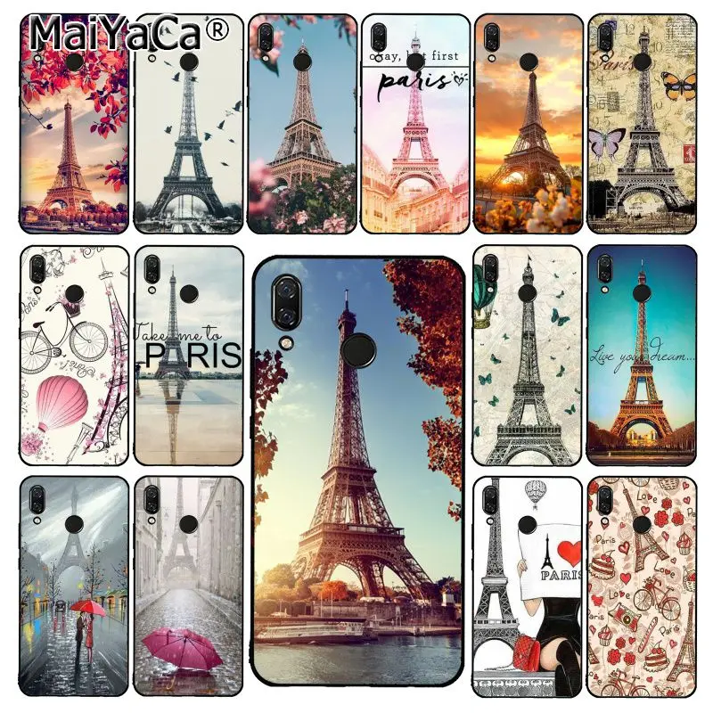 

MaiYaCa Love Paris Eiffel tower France Phone Case for Xiaomi Redmi4X 6A S2 Go Redmi 5 5Plus Note4 Note5 7 Note6Pro