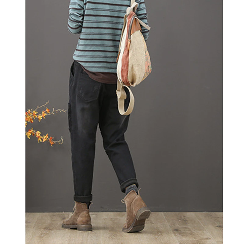 Max LuLu, корейская мода, зимние Новые повседневные штаны-шаровары, женские теплые эластичные джинсы, женские Лоскутные Джинсовые брюки размера плюс