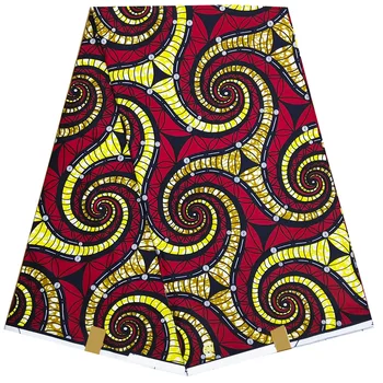 

ankara wax block fabric 2019 african Fabric for dress wax print cotton brocade fabric Textile 6yards dashiki fabric