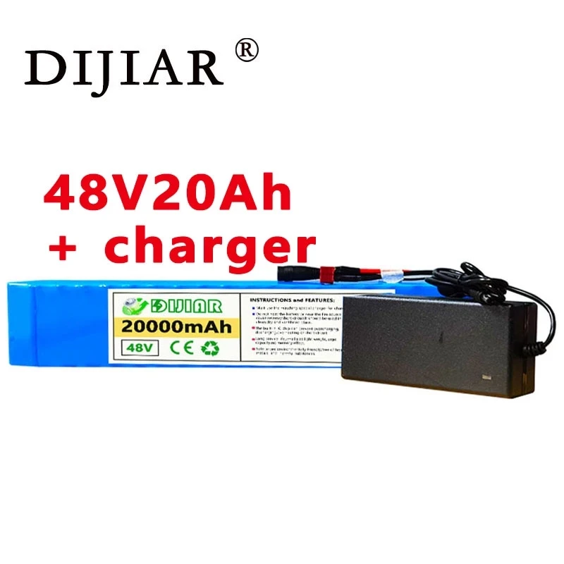 Новый литиевый аккумулятор Dijiar 13S 3P 48 В подходит для электрических велосипедов и