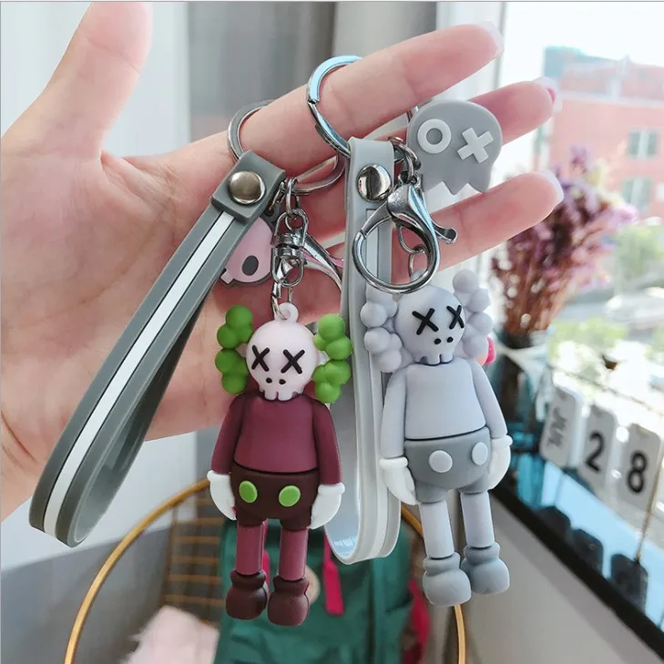 7cm pvc keychain Sesame Street key ring Pendant Key Holder plush kaw Figure toy | Игрушки и хобби