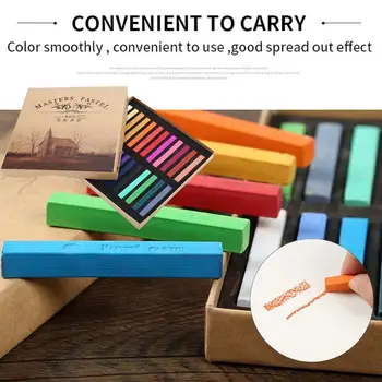 

Chalk Color Crayon Multifunctional Smooth 24colors Art Supplies Pastel Drawing Crayons Graffiti Student Painting Crayons