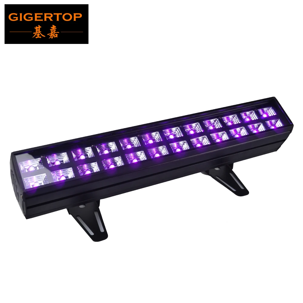 Gigertop 70 Вт УФ Цвет Крытый светодиодные прожекторы лампы светильник 24x3W фиолетовый