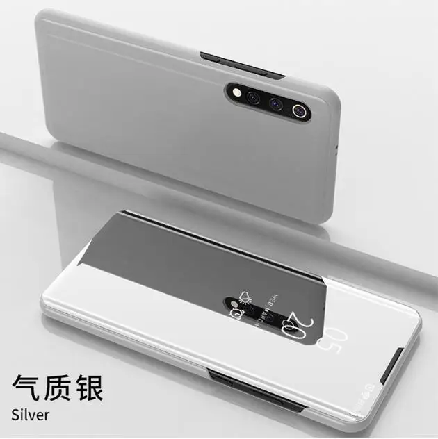 Silver Smart mi rror чехол для телефона для Red mi Note 8 Pro 7 K20 5 6 iPad Pro 4X 8A 6 6A 7A 5 Plus mi 9 SE 9T 8 Lite A1 A2 5X 6X mi x 2 F1 чехол - Цвет: Silver