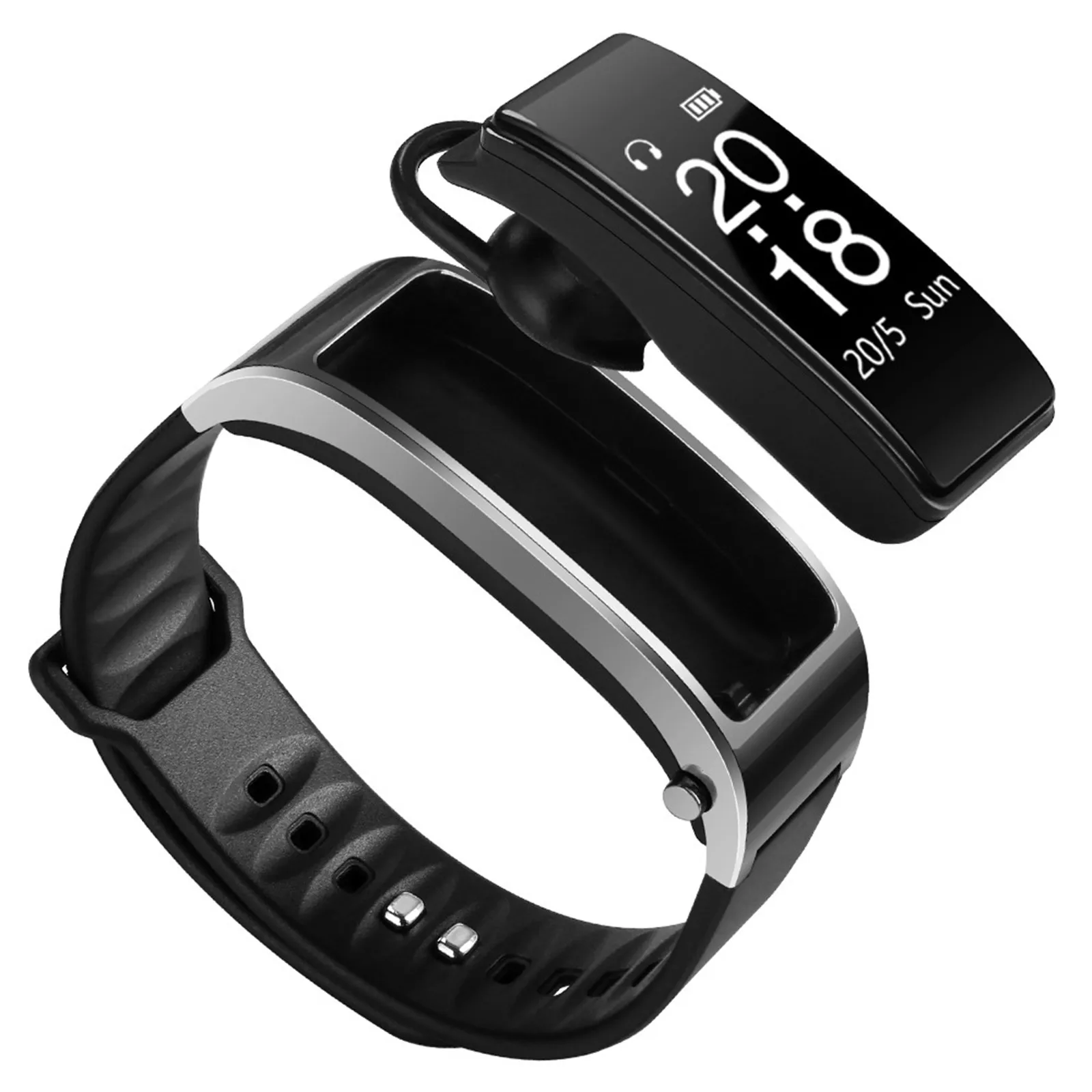 Y3 Wireless Bluetooth Earphone smart watch Health Tracker Pedometer Fitness Bracelet Smart Wristband Bluetooth Headset 