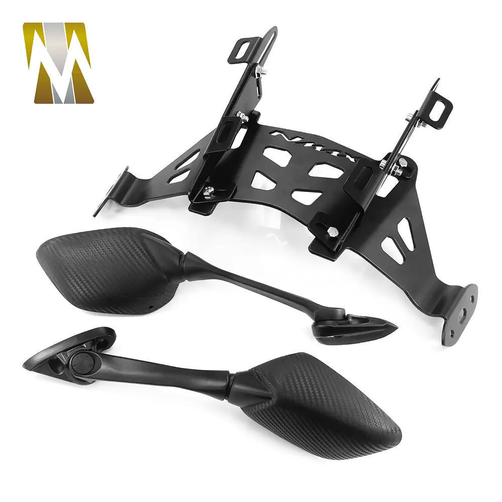 Hrsptudorc For NMAX 155 NMAX 125 Motorcycle Rearview Mirrors Windshield Bracket Modified Motorcycle Accessories Hrsptudorc For NMAX 155 NMAX 125 Motorcycle Rearview Mirrors Windshield Bracket Modified Motorcycle Accessories