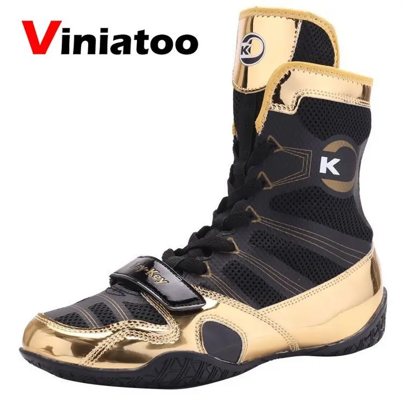 

2020 New Comfortable Wrestling Shoes for Men Anti Slip Big Size 38-45 Athletic Flighting Boxing Sneakers Men Sport Shoes