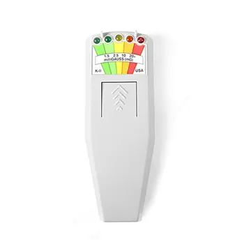 

Electromagnetic Field EMF Gauss Meter Ghost Hunting Detector Portable EMF Magnetic Field Detector 5 LED Gauss Meter