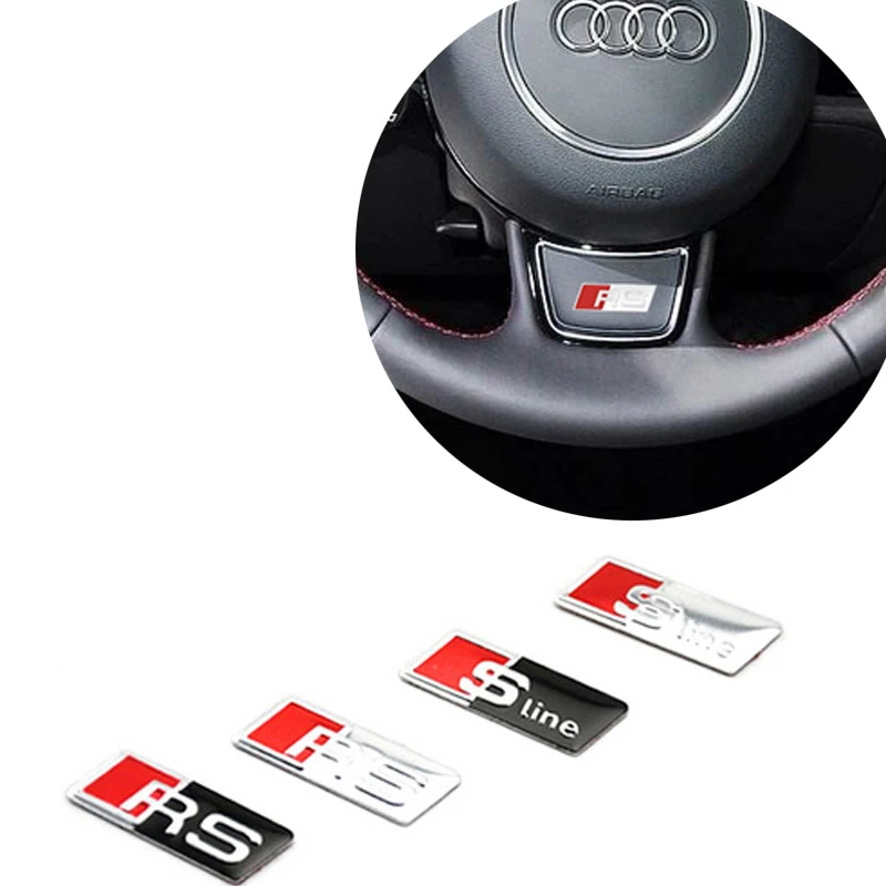 

1pcs Car Accessories Car steering wheel sticker Car Interior sticker for Audi a3 a4 a5 a6 s4 s5 s6 s7 q3 q5 q7 c5 c6 b7 b8 8p 8v