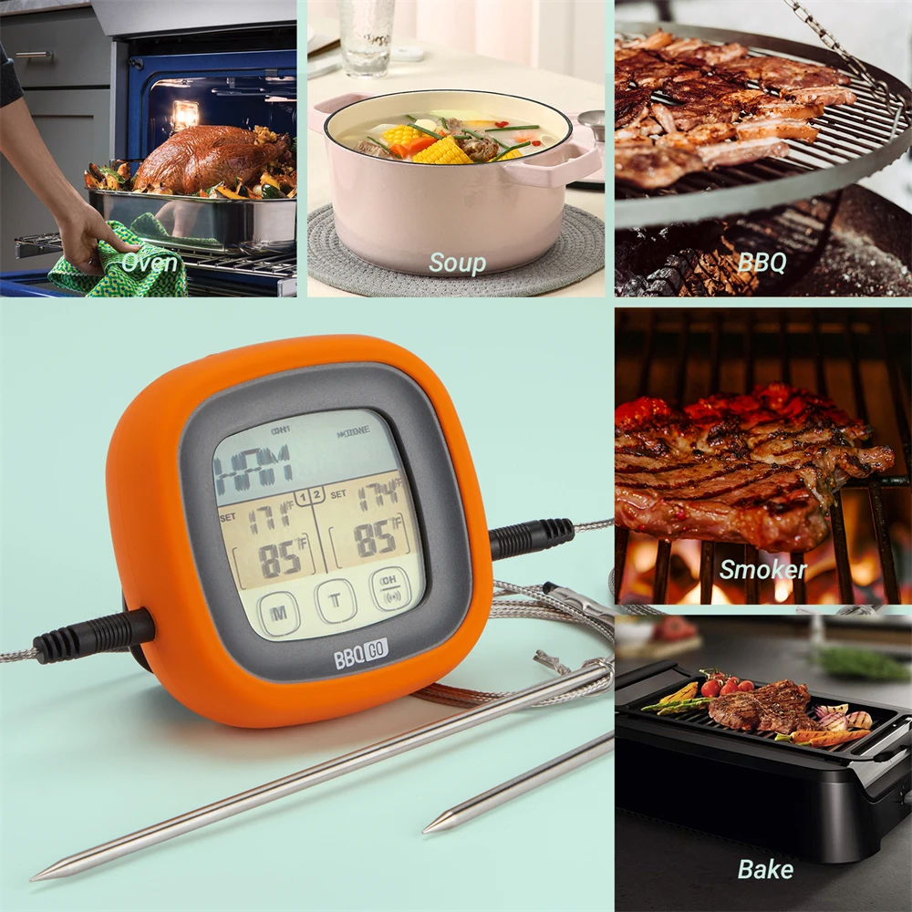 Instant Digital LCD Food BBQ Meat Chocolate Oven Cooking Probe Thermometer NIGH Instant Digital LCD Food BBQ Meat Chocolate Oven Cooking Probe Thermometer NIGH