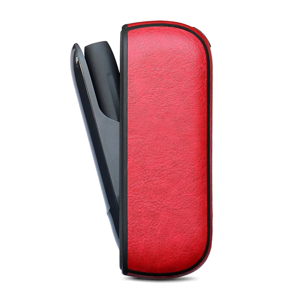 Чехол-сумка с держателем для Iqos 3,0 чехол из искусственной кожи аксессуары 4 цвета - Цвет: Красный