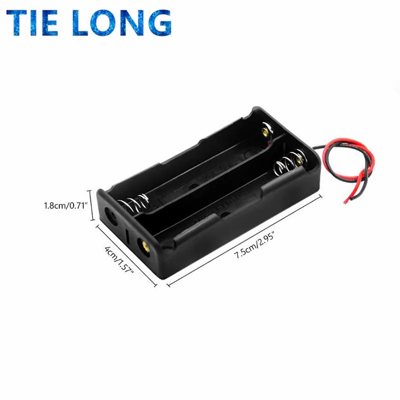 1X 2X 3X 4X 18650 Battery Holder Storage Box Case 1 2 3 4 Slot Battery Container With Wire Lead For Arduino DIY KIT