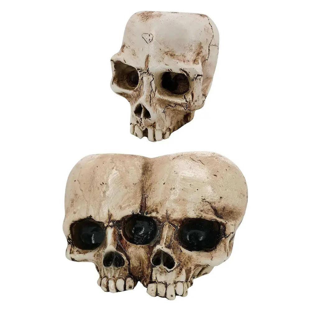 Skull Flower Pot Outdoor Resin Crafts Ornament Container Decoration Flowerpot Props For Home Office Desk | Дом и сад