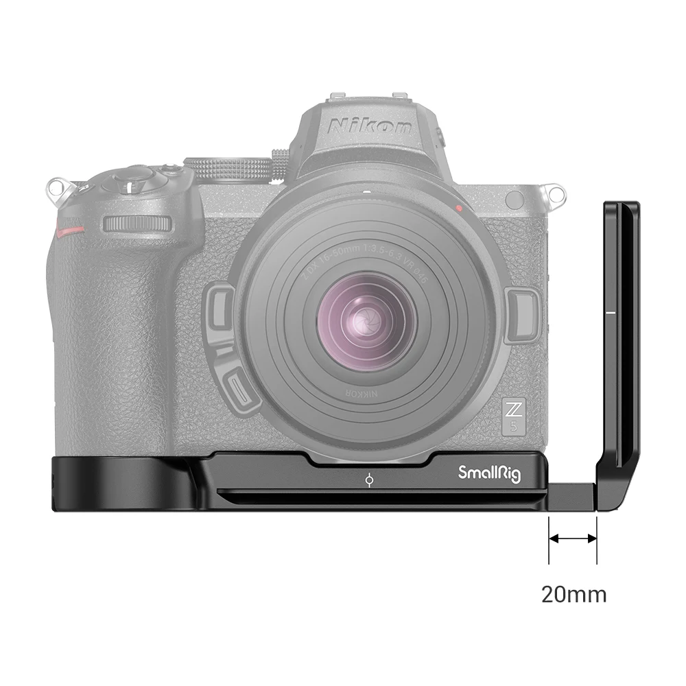 SmallRig Kamera L-Halterung Platte Für Nikon Z5/Z6/Z7 Kamera Arca Grundplatte und Seite Platte Schnell release Stativ Montage Platte 2947