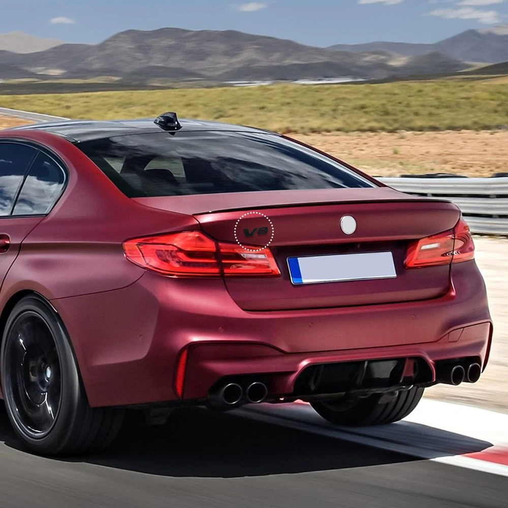 V8 V12 Автомобильный багажник брызговик письмо логотип значок отделка наклейка для