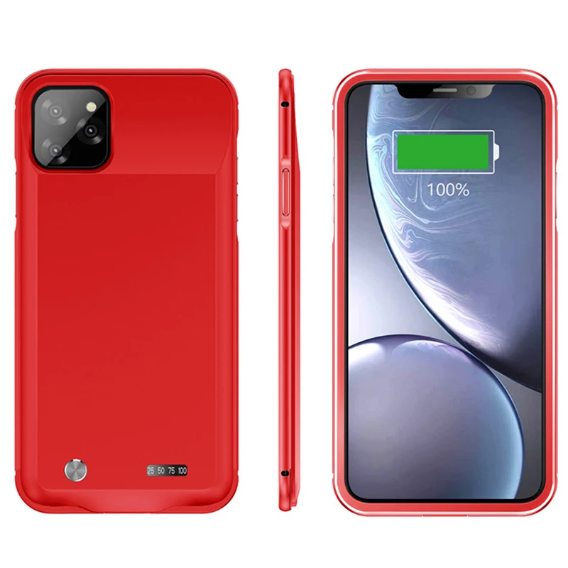 5000 мАч для iphone 11 11 Pro 11 Pro Max, чехол для зарядного устройства, чехол для смартфона, внешний аккумулятор, металлическая рамка, аудио выход, чехол для аккумулятора