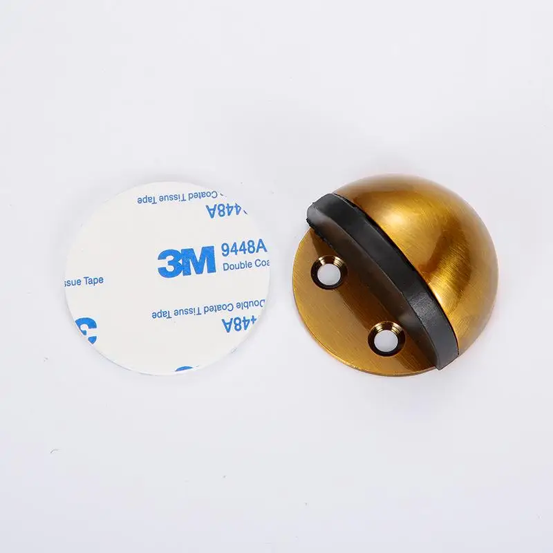 Household Accessories Non Punching Sticker Hidden Stainless Steel Rubber Door Stopper Door Holders Door Stop Drop Shipping - Цвет: 6