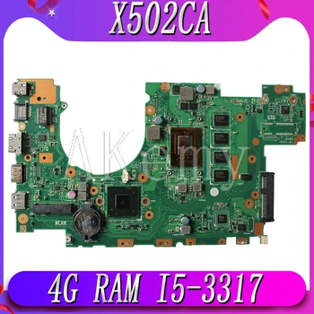 

Akemy X402CA Laptop motherboard For Asus X502C X402C X502CA X402CA original mainboard DDR3L 4GB-RAM I5-3317U test 100% OK