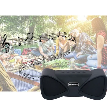 

Booms Bass L11 Portable Bluetooth Speaker with Premium Stereo 3D Bass Sound Dust&Fall Proof Handfree