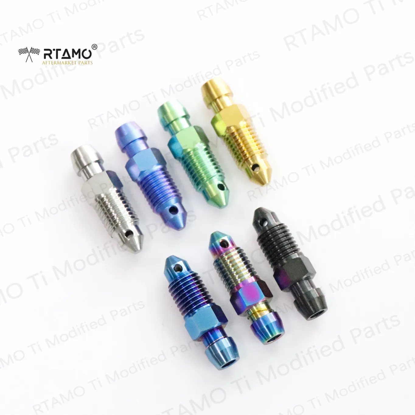 (1 Piece Pack)titanium Bleed Nipples M8x1.0p/1.25p Brake Caliper/master Cylinder For Honda