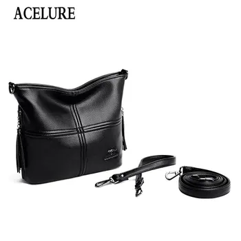 

ACELURE Fashion Crossbody Bags for Women Small Messenger Bags PU Leather Luxury Designer Shoulder Bags Flap Sac A Main Femme