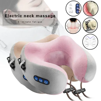 

Electric Neck Car Relaxing Massage Massager U shaped Pillow Multifunctional Portable Shoulder Cervical Massager Outdoor Home
